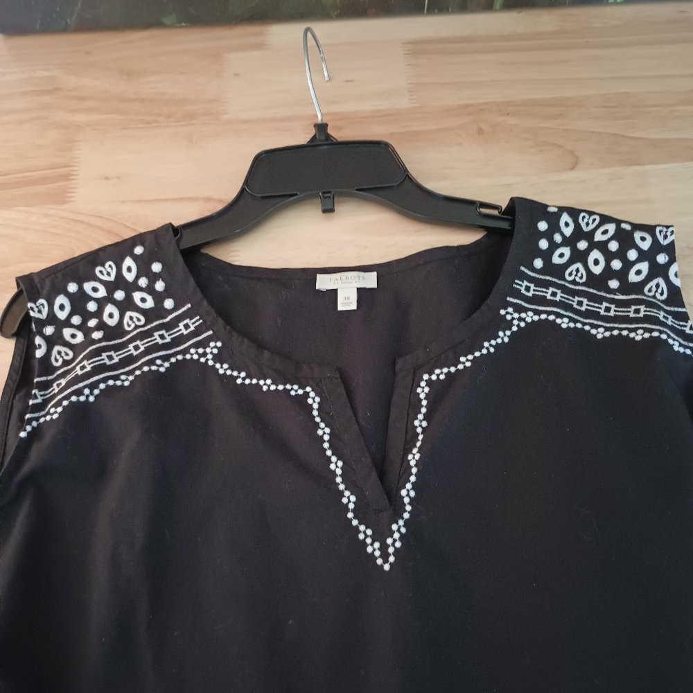 Talbot's embroidered summer top - Picture 2 of 4